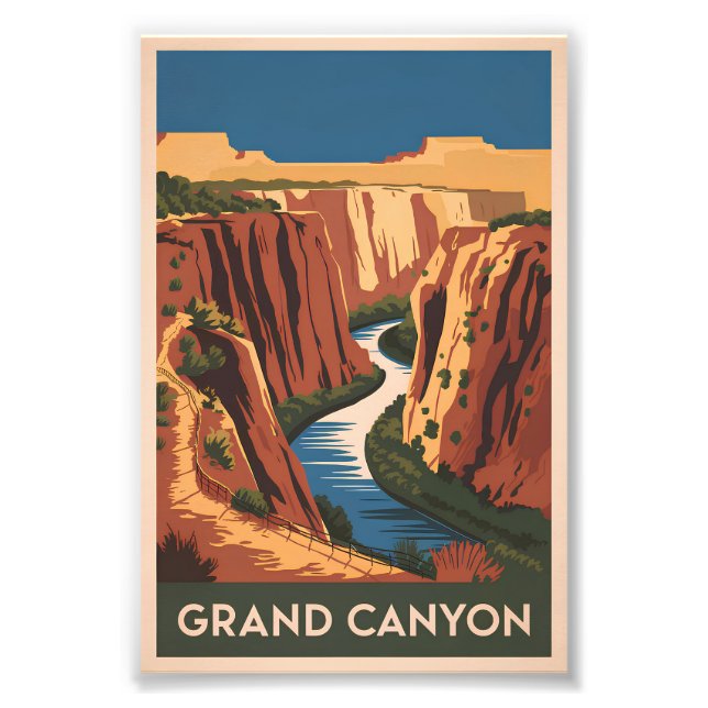 Impression Photo Grand Canyon vintage (Devant)