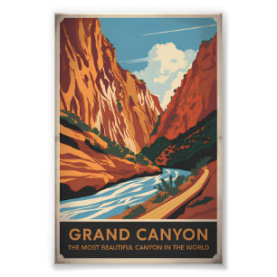 Impression Photo Grand Canyon vintage