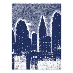 Impression Photo Grand City Night Lights cityscape skyline