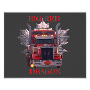 IMPRESSION PHOTO GRAND DRAGON ROUGE