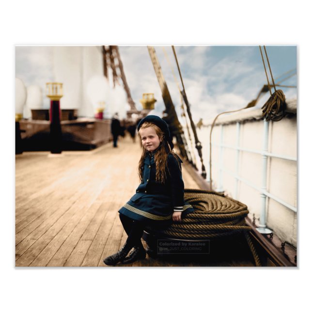 Impression Photo Grand Duchesse Anastasia Nikolaevna 1907 (Devant)