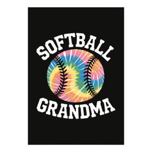 Impression Photo Grand-mère de softball