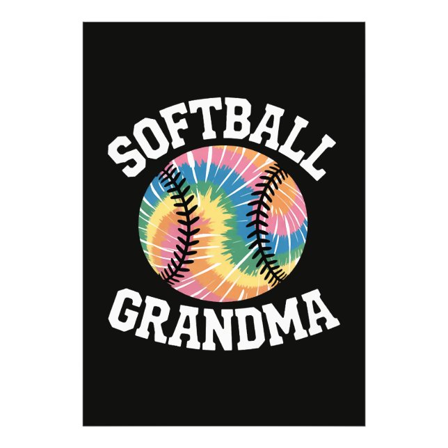 Impression Photo Grand-mère de softball (Devant)