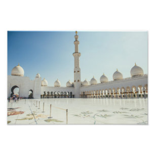 Impression Photo Grande Mosquée Sheikh Zayed, Abu Dhabi