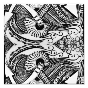 Impression Photo graphisme "Direction" authentique Dope Designs