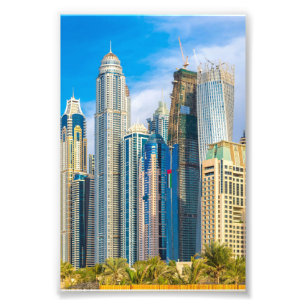 Impression Photo gratte-ciel moderne de Dubaï Corniche