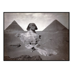 Impression Photo Great Sphinx & Gizeh Pyramides Necropolis Egypte