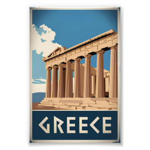 Impression Photo Grèce vintage