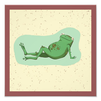 Impression Photo Grenouille de conversation