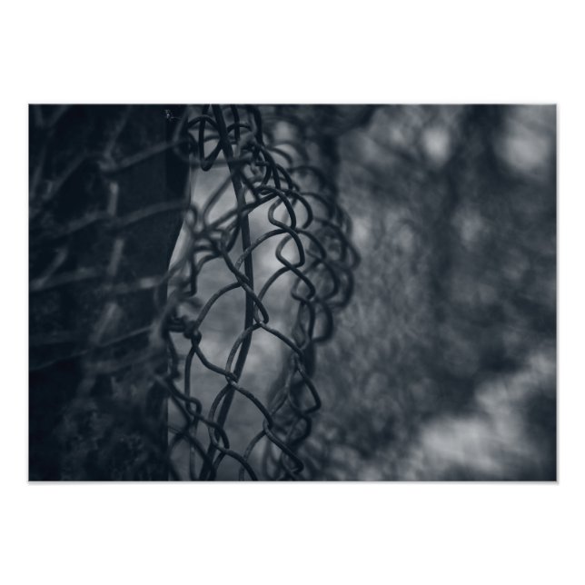 Impression Photo Grille de clôture métallique fine art (Devant)