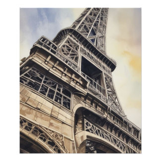 Impression Photo Gros plan Tour Eiffel Paris Love City Travel