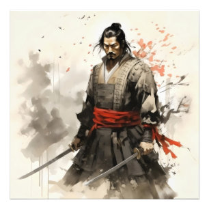 Impression Photo Guerrier du Japon de Samurai