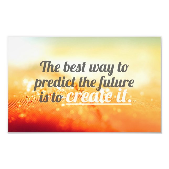 Impression Photo Guillemets inspirants et motivants (Devant)