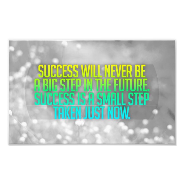 Impression Photo Guillemets inspirants et motivants (Devant)