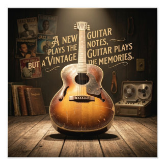 Impression Photo Guitare à caisse creuse Classic Sunburst
