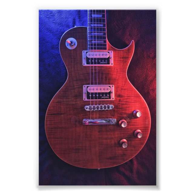 Impression Photo Guitare acoustique cool (Devant)
