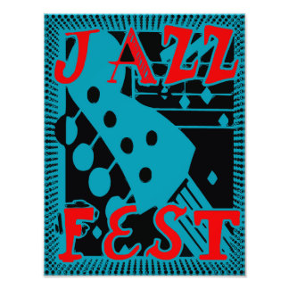 Impression Photo Guitare JazzFest, modifier le texte