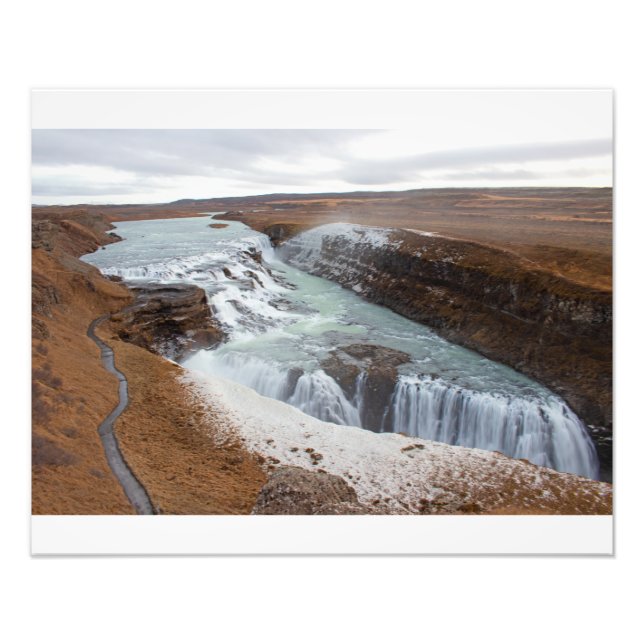 Impression Photo Gullfoss, Islande (Devant)