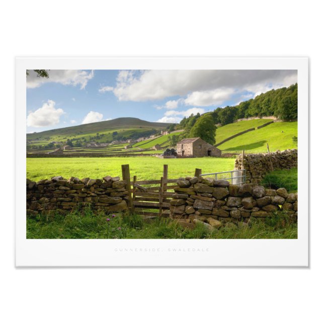 Impression Photo Gunnerside, Swaledale (Devant)