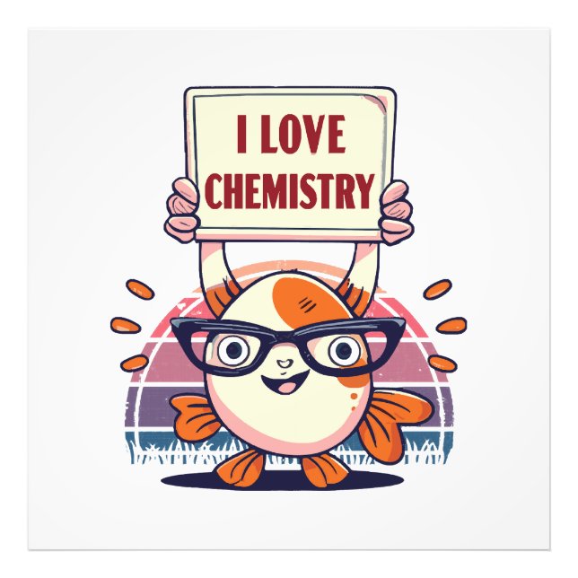 Impression Photo Guppies et chimie d'amour (Devant)