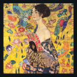 Impression Photo Gustav Klimt - Dame avec ventilateur<br><div class="desc">Dame avec ventilateur - Gustav Klimt,  Huile sur toile,  1917-1918</div>