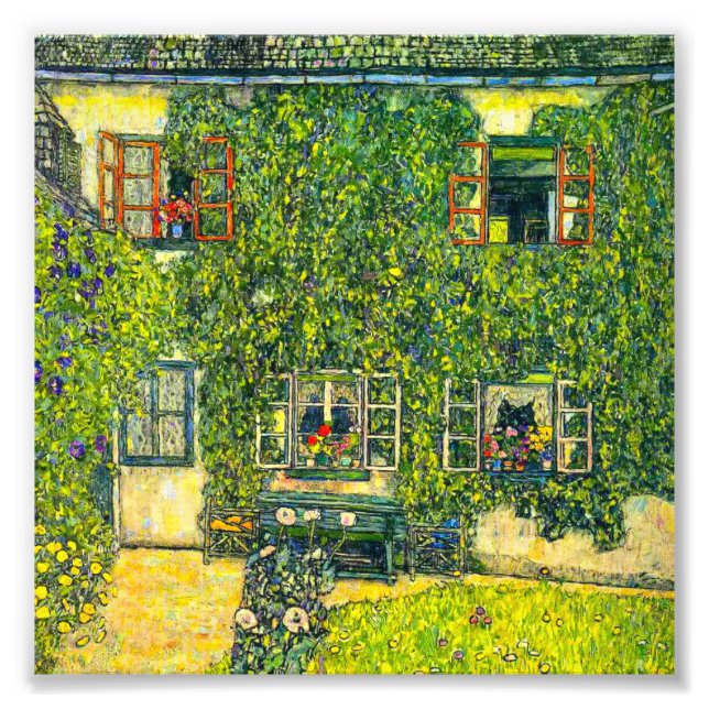 Impression Photo Gustav Klimt La Maison de Guardaboschi (Devant)