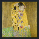 Impression Photo Gustav Klimt - Le baiser<br><div class="desc">The Kiss / Der Kuss - Gustav Klimt en 1907-1908</div>