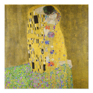 Impression Photo Gustav Klimt - Le baiser