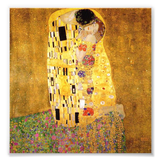 Impression Photo Gustav Klimt L'Impression Kiss (Devant)