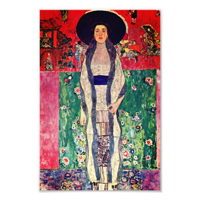Impression Photo Gustav Klimt Portrait d'Adele Bloch-Bauer II (Devant)