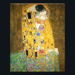 Impression Photo Gustav Klimt The Kiss Vintage<br><div class="desc">Gustav Klimt Le Kiss Vintage Art Nouveau Peinture Le Kiss (En allemand : Der Kuss) a été peint par le peintre symboliste autrichien Gustav Klimt entre 1907 et 1908, le point culminant de sa période d'or, lorsqu'il peignit un certain nombre d'oeuvres dans un style doré similaire. Le tableau est largement...</div>