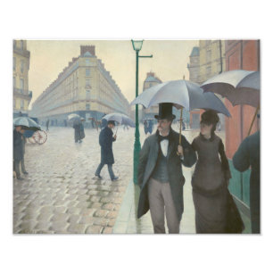 Impression Photo Gustave Caillebotte - Paris Street ; Rainy Day