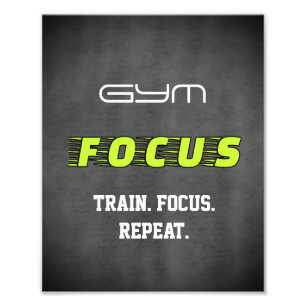 Impression Photo Gym Focus motivationnel