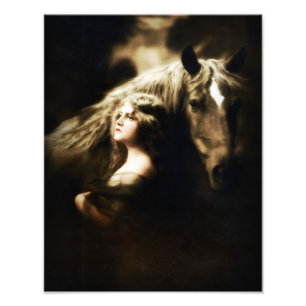 Impression Photo GYPSY vintage avec HORSE