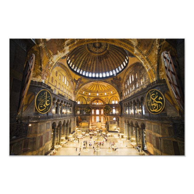 Impression Photo Hagia Sophia Intérieur à Istanbul (Devant)