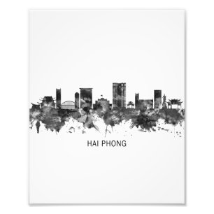 Impression Photo Hai Phong Vietnam Skyline BW