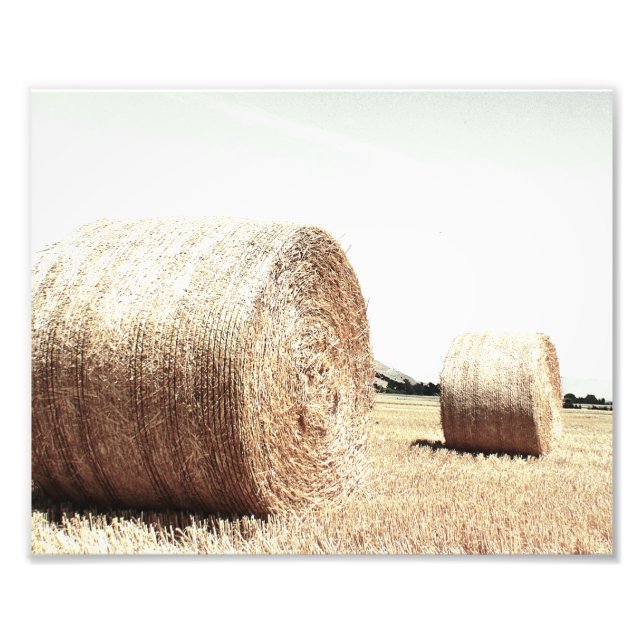 Impression Photo Hale Bales Country Style Ferme (Devant)