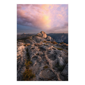 Impression Photo Half Dome au crépuscule