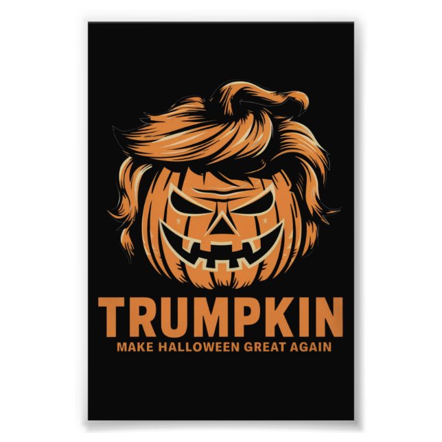 Impression Photo Halloween Trumpkin rendre Halloween grand à nouvea (Devant)