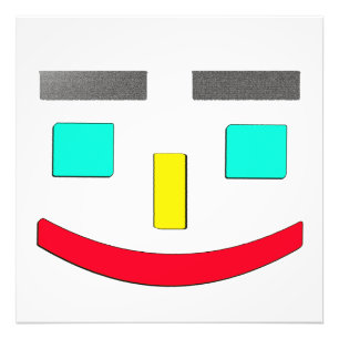 Impression Photo "Happy Face" Joli Design. Commandez dès maintenant
