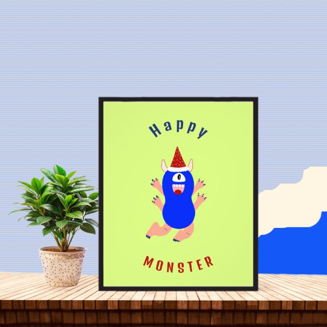 Impression Photo Happy Monster (Créateur téléchargé)