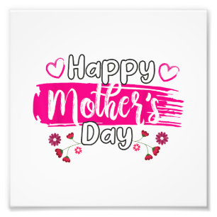 Impression Photo Happy Mother's Day 2025 Tshirt pour Femmes Maman G