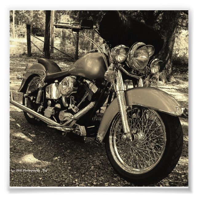 Impression Photo Harley personnalisé (Devant)