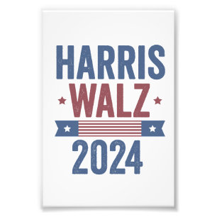 Impression Photo Harris Walz 2024 Election Kamala Tim Waltz America