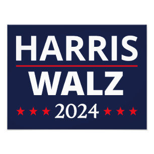 Impression Photo Harris Walz Election 2024 III