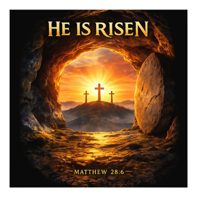 Impression Photo He is Risen (Devant)