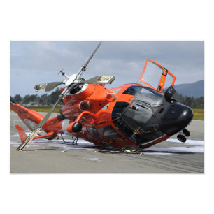 Impression Photo Hélicoptère du dauphin MH-65 écrasé chez Arcat