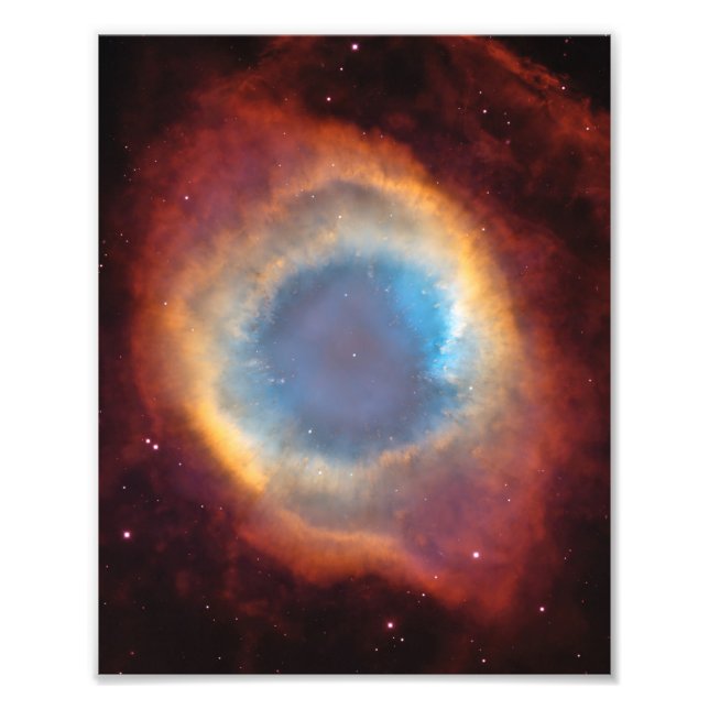 Impression Photo Helix Nebula par Hubble (Devant)