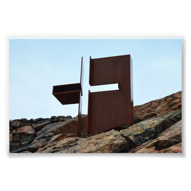 Impression Photo Helsinki, Finlande, Rock Church Cross (Devant)