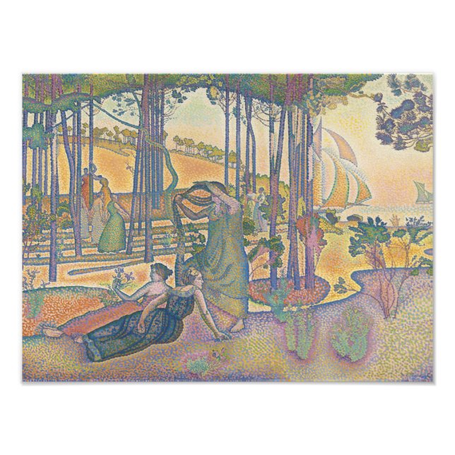Impression Photo Henri-Edmond Cross - Le soir (Devant)